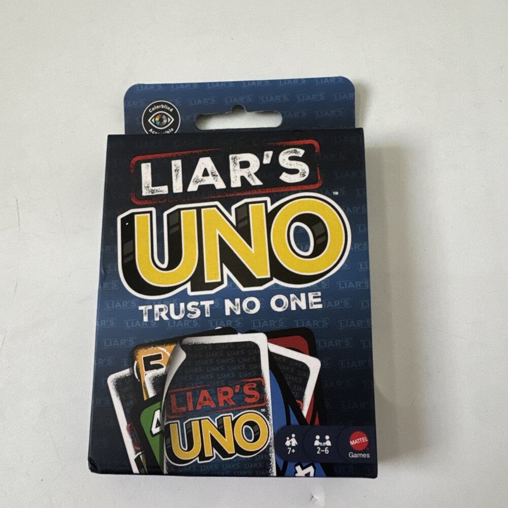 Liar’s UNO Card Game for Adults, Kids, Families, Parties & Game Nights